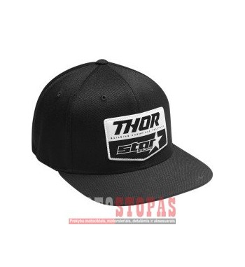 THOR kepurė STAR RACING CHVRN BK