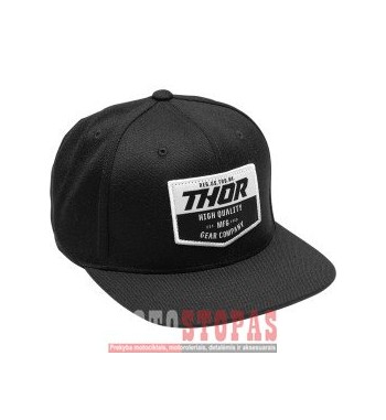 THOR kepurė CHEVRON SNPBK BLACK