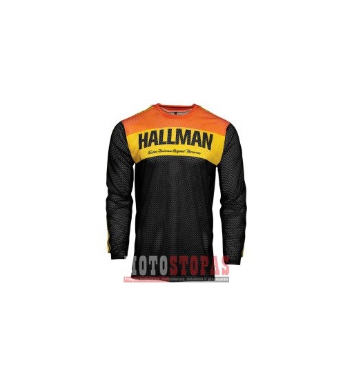 THOR-HALLMAN marškinėliai JRSY HALLMN AIR BK/OR 