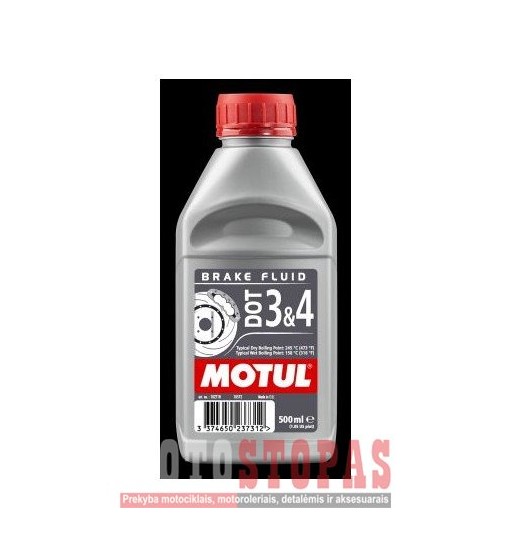 Stabdžių skystis MOTUL DOT 3 & 4 500ml