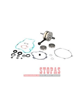 WISECO PISTON CRANK W/BRG + GASKET