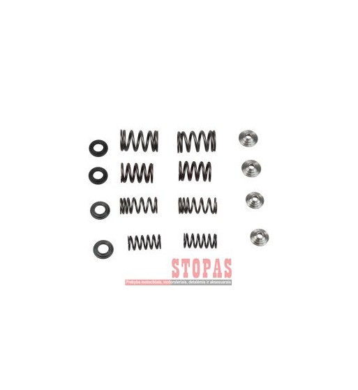 KIBBLEWHITE SPRING KIT RACING TITANIUM RETAINER