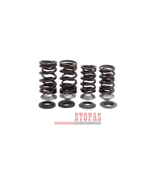 KIBBLEWHITE SPRING KIT RACING TITANIUM RETAINER