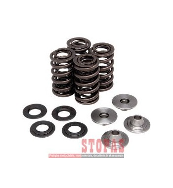 KIBBLEWHITE SPRING KIT RACING TITANIUM RETAINER