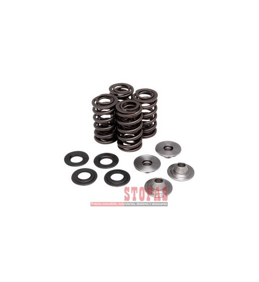 KIBBLEWHITE SPRING KIT RACING TITANIUM RETAINER
