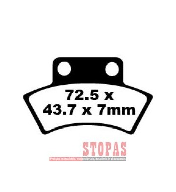 EBC STABDŽIŲ KALADĖLĖS CF MOTO/POLARIS