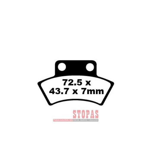 EBC STABDŽIŲ KALADĖLĖS CF MOTO/POLARIS
