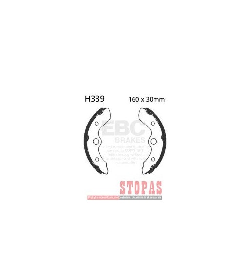 EBC STABDŽIŲ KALADĖLĖS HONDA  TRX 250