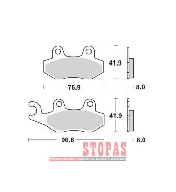 MOTO-MASTER STAPDŽIŲ KALADĖLĖS 8,0 mm