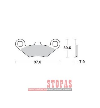 MOTO-MASTER STAPDŽIŲ KALADĖLĖS POLARIS