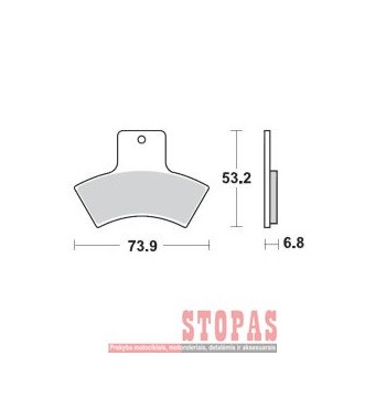 MOTO-MASTER STAPDŽIŲ KALADĖLĖS POLARIS