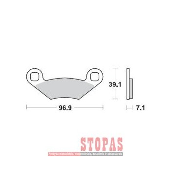 MOTO-MASTER STAPDŽIŲ KALADĖLĖS POLARIS