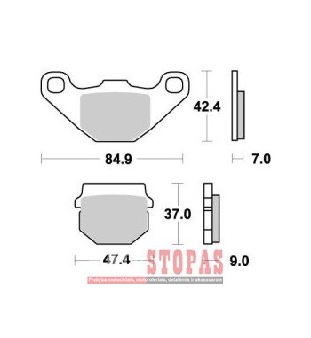 MOTO-MASTER STAPDŽIŲ KALADĖLĖS 