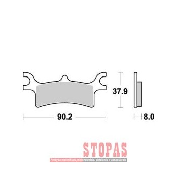 MOTO-MASTER STAPDŽIŲ KALADĖLĖS POLARIS