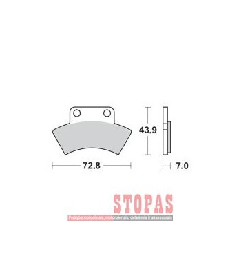 MOTO-MASTER STAPDŽIŲ KALADĖLĖS POLARIS