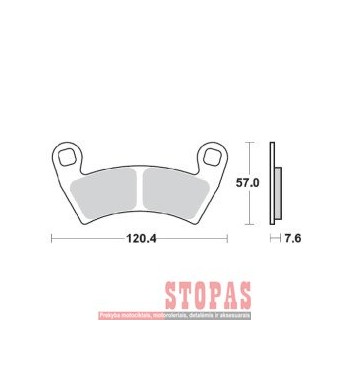 MOTO-MASTER STAPDŽIŲ KALADĖLĖS POLARIS