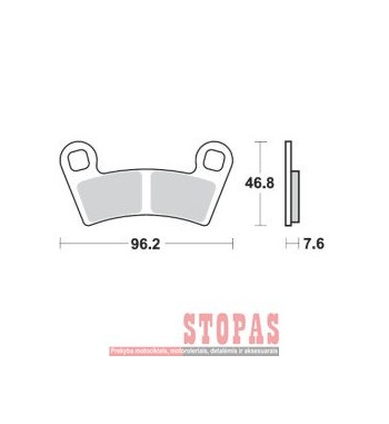 MOTO-MASTER STAPDŽIŲ KALADĖLĖS POLARIS