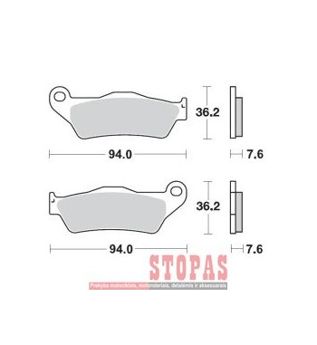 MOTO-MASTER STAPDŽIŲ KALADĖLĖS 7,6 mm