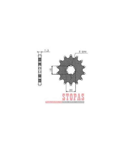 SUNSTAR SPROCKETS Žvaigždė KAWASAKI/YAMAHA