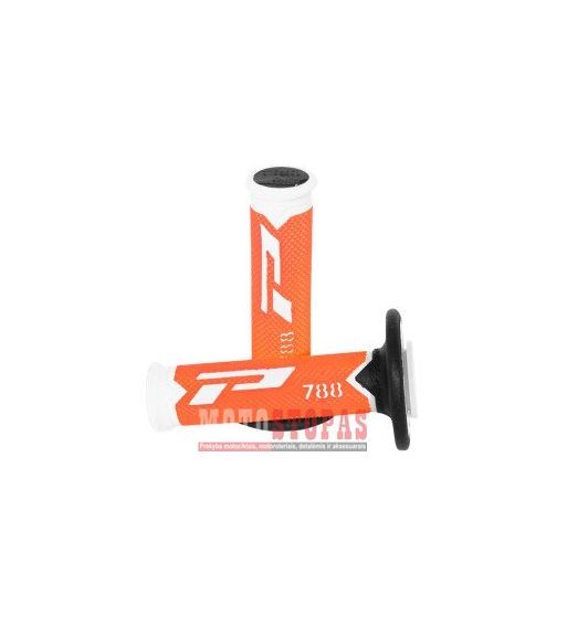 PRO GRIP Rankenėlės WHITE/BLACK/FLUO ORANGE