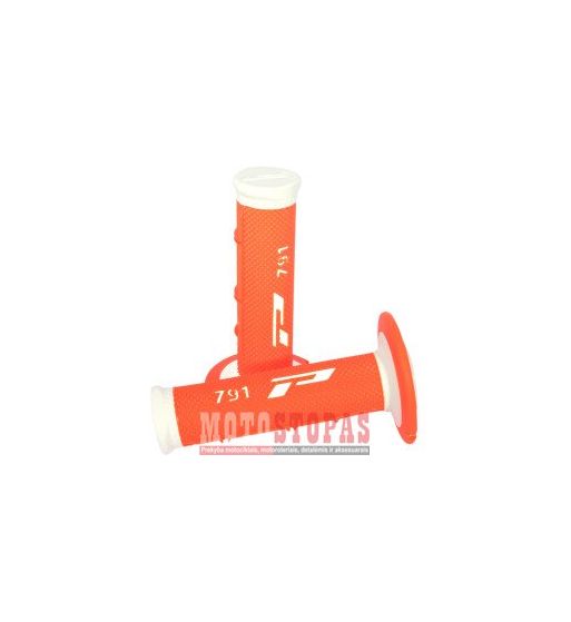 PRO GRIP Rankenėlės  WHITE/FLUO ORANGE