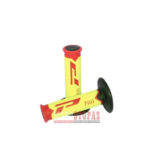 PRO GRIP Rankenėlės RED/FLUO YELLOW/BLACK