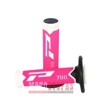 PRO GRIP Rankenėlės WHITE/BLACK/FLUO PINK