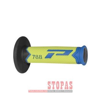 PRO GRIP Rankenėlės BLUE/FLUO YELLOW/BLACK