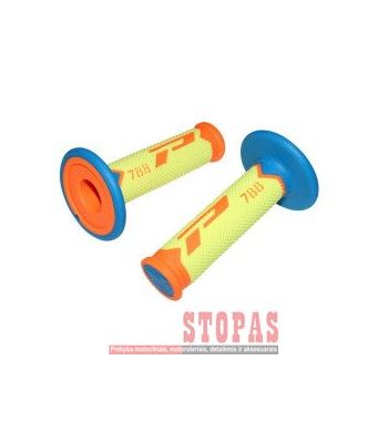 PRO GRIP Rankenėlės ORANGE/FLUO YELLOW/LIGHT BLUE