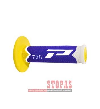 PRO GRIP Rankenėlės WHITE/BLUE/YELLOW