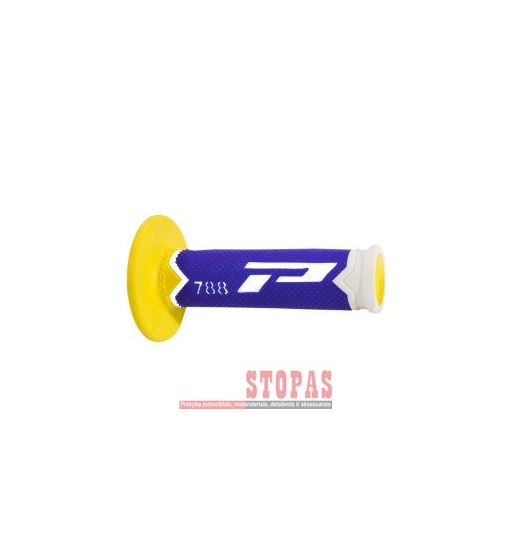 PRO GRIP Rankenėlės WHITE/BLUE/YELLOW