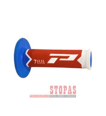 PRO GRIP Rankenėlės WHITE/RED/LIGHT BLUE