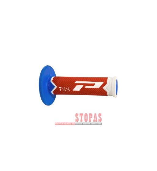 PRO GRIP Rankenėlės WHITE/RED/LIGHT BLUE