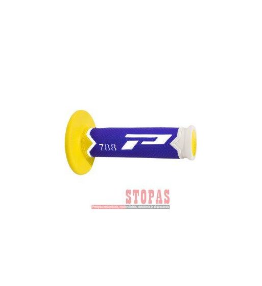 PRO GRIP Rankenėlės WHITE/BLUE/YELLOW
