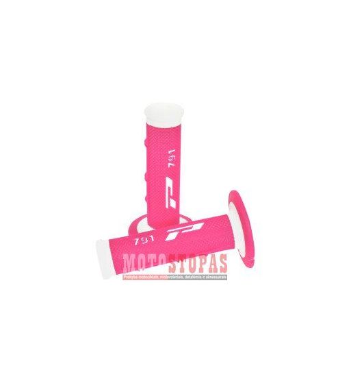 PRO GRIP Rankenėlės  WHITE/FLUO PINK