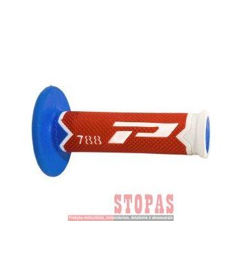 PRO GRIP Rankenėlės WHITE/RED/LIGHT BLUE