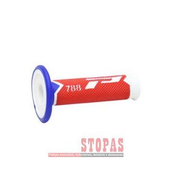 PRO GRIP Rankenėlės WHITE/RED/BLUE