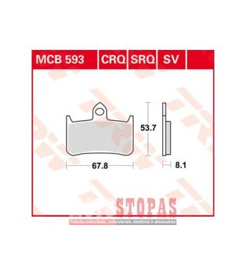 TRW Lucas  STABDŽIŲ KALADĖLĖS HONDA