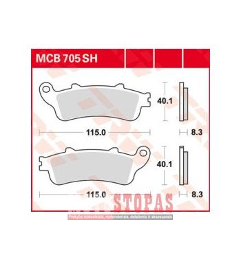 TRW Lucas  STABDŽIŲ KALADĖLĖS HONDA