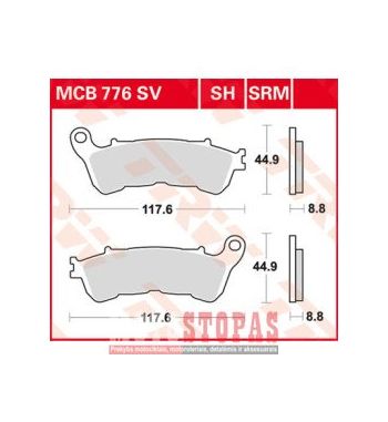 TRW Lucas  STABDŽIŲ KALADĖLĖS HONDA