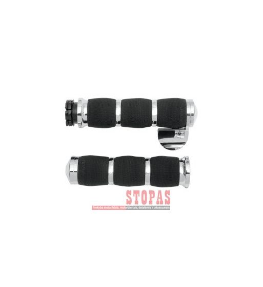 AVON GRIPS RANKENĖLĖS Black| Chrome