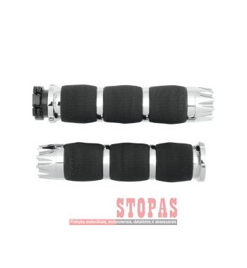 AVON GRIPS RANKENĖLĖS Black| Chrome