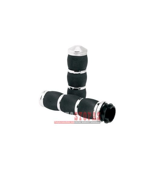 AVON GRIPS RANKENĖLĖS Black| Chrome