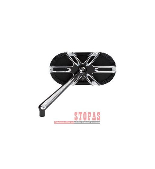 ARLEN NESS Veidrodėlis Anodized Black| Chrome
