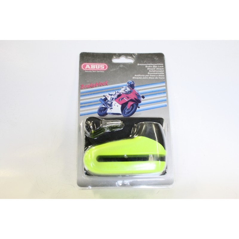 Abus 300 C/SB disko užraktas fluo geltona