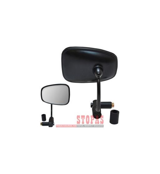 PARTS UNLIMITED Veidrodėlis Black