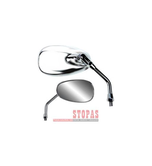 PARTS UNLIMITED Veidrodėlis Silver