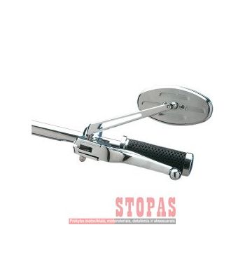 DRAG SPECIALTIES Veidrodėlis Silver
