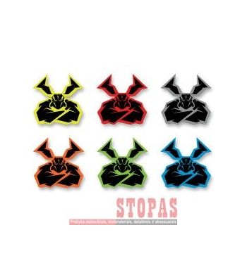 MOOSE RACING SOFT-GOODS AGROID COLORS S18 DECAL 6-PACK