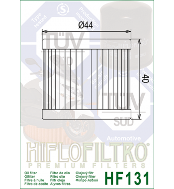 Alyvos filtras HIFLO HF131